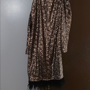 You'll stop traffic in this sequence dress!